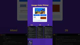 Color Picker from Image using CSS  #coding #learnwebdev