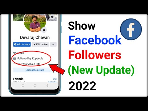 how to show followers on facebook 2022 || facebook follower option || facebook followers settings