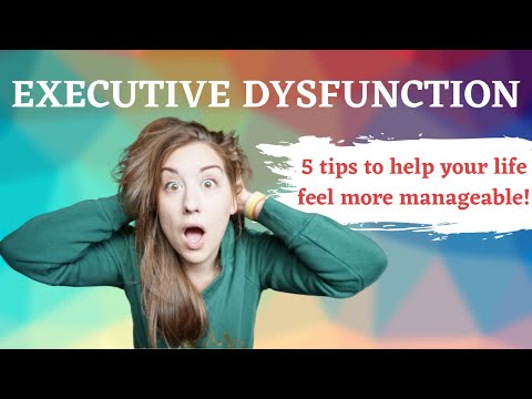 Executive Dysfunction⎥Autism & ADHD⎥Tips for adults with autism 🧺🧹