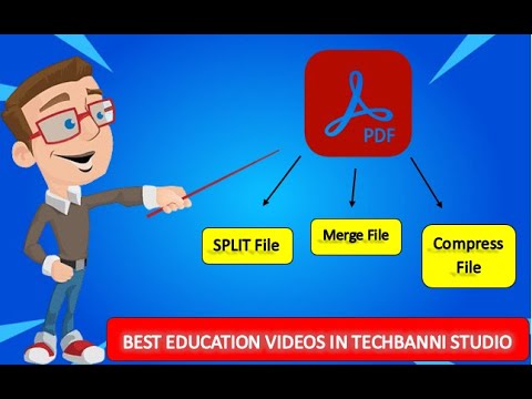 Pdf File compress , merge and split file tool for every one
