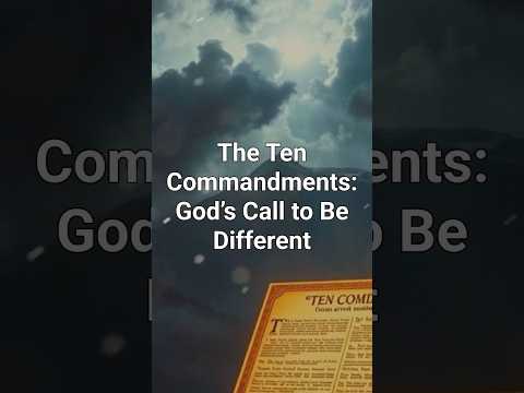 The Ten Commandments: God’s Call to Be Different #trustinggod #exodusholytours