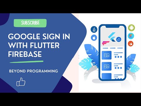 Flutter Tutorial - Google SignIn [2022] With Firebase Auth