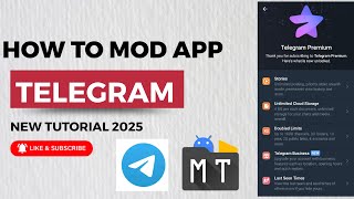 HOW TO MOD TELEGRAM USING MT MANAGER/TUTORIAL FULL 2025