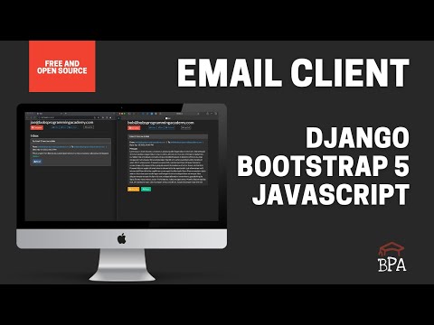 Email Client Web App Project | Django, JavaScript & Bootstrap | Free Download