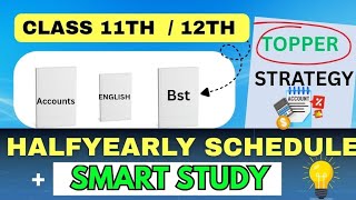 Smart Study Tips + ✅️ Half-Yearly Exam Schedule |📌 Study Plan for Toppers 2025