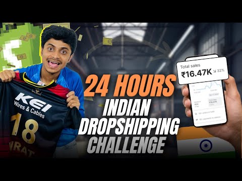 24 HOUR Indian DROPSHIPPING Challenge With 1,000 RUPEES Only