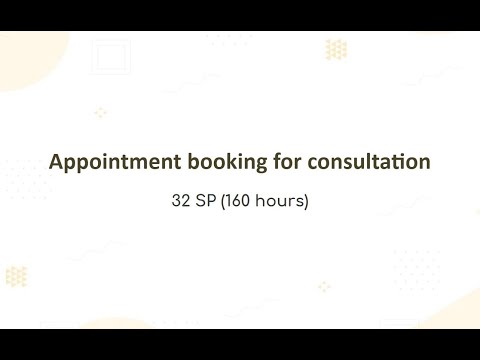 Appointment booking for consultation