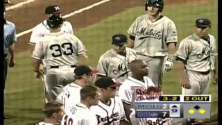 Baseball Bench Clearing Fight - Mississippi Braves vs. Mobile Bay Bears July 2012