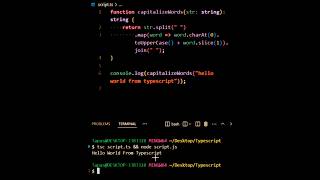 Capitalize First Letter of Each Word in TypeScript | #shorts #theroxycoder #coding