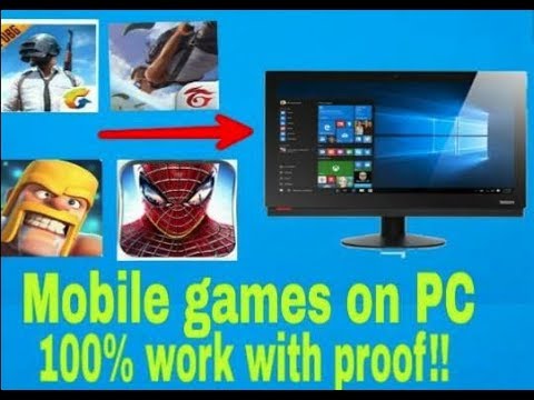 ||Play Mobile game on pc ||100% working  with proof||अपने कंप्यूटर पर मोबाइल ऐप कैसे चलाएं ||