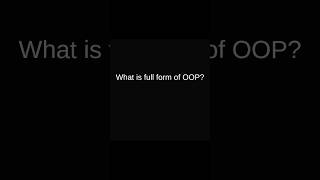 You know full form of #oopsinjava  Guess answer #programming #codingquiz #objectorientedprogramming