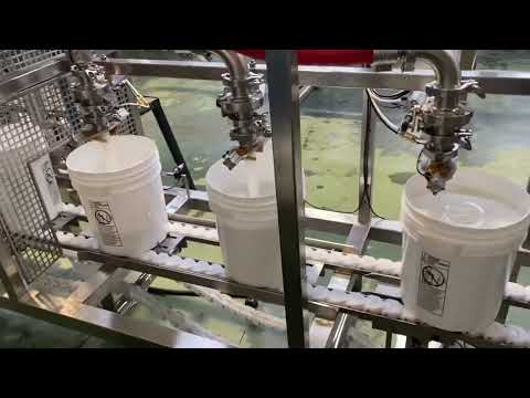 Custom 4-Gallon Bucket Filling Line with Upside-Down De-nesting and Load CellFor  Accuracy