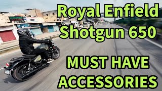 #10 - Royal Enfield Shotgun 650 must have accessories and led indicator repair vlog #shotgun650