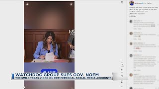Watchdog Group Sues Gov. Noem