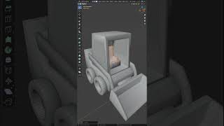 [Skid Loader] Blender Low Poly Modeling Day 364/365 #blender