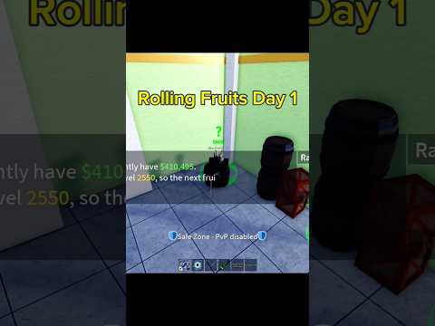 Rolling fruits till i get a mythical day 1!  #bloxfruits #roblox