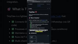 TinyClaw connects Claude Code to WhatsApp for conversational AI responses