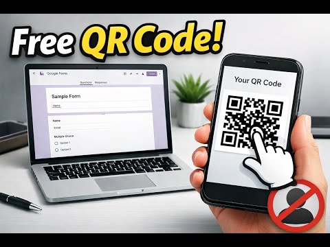 Free Google Form QR Code Generator - No signup required