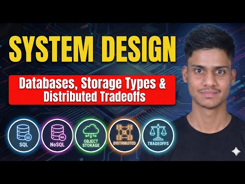 36. Database & Storage in System Design | Block, File, Object Storage & Tradeoffs