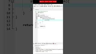let's make Z pattern in c language #shorts #callofduty #coding #programming #python #yearofyou