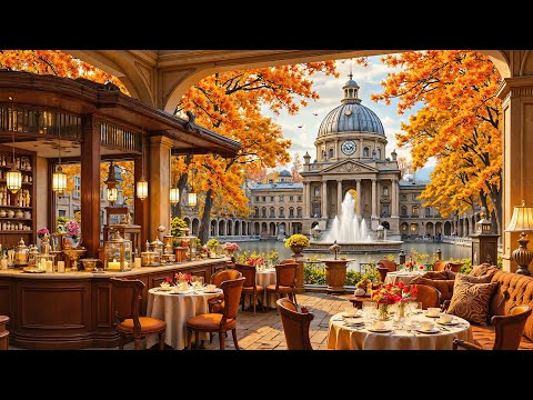 Soft Piano Jazz 🍂 Autumn Coffee Shop Ambience with Sweet Jazz Music for Mood Booster, Study