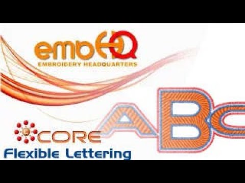 Cores Flexible Lettering