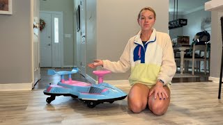 12V Electric Wiggle Car Ride on Toy #amazonfinds #electricwigglecar 