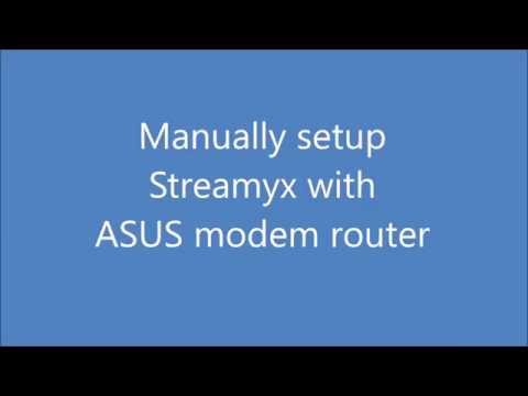 ASUS modem router ~ Streamyx Manual Setup