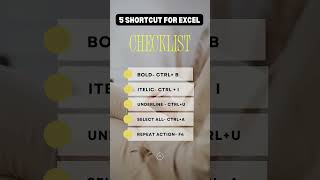 Daily Use excel shortcut 🔥 #exceltips #exceltricks #shorts #techmadesimple #computer