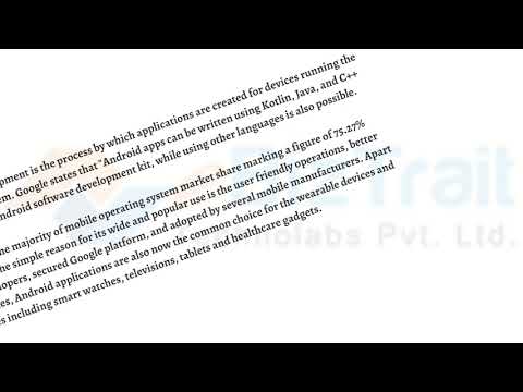MOBILE APPLICATION By eBizTrait Technolabs Pvt  Ltd