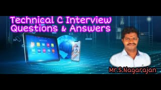 Technical C interview Questions & Answers (part 4)