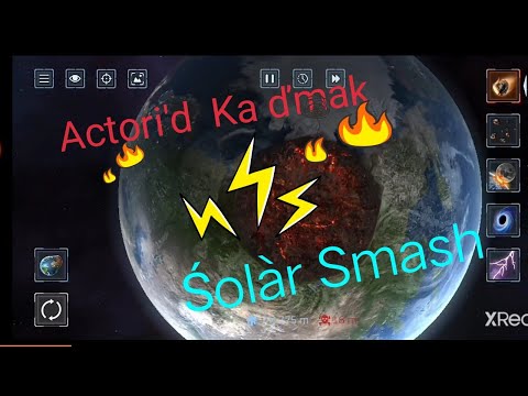 Solar Smash gameplay op weapons and distruction top level 😎😎😎