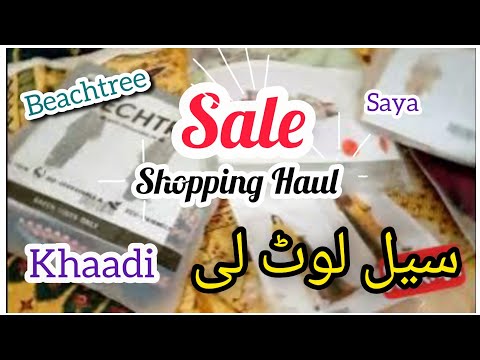 sale shopping haul 🛍️|Beachtree winter sale 2023|| khaadi biggest sale 70% ,50%•| Maryam blog