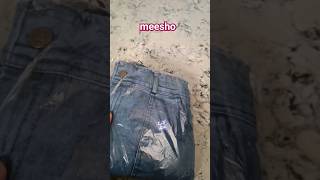 unboxing meesho jeans for women 😱itna sasta #meeshohaul #ytshorts #subscribe