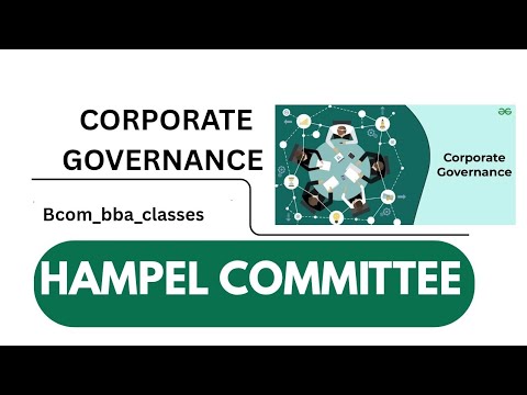 HAMPLE COMMITTEE #corporategovernance 