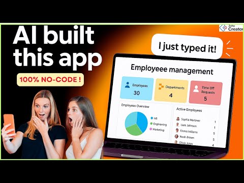 How to Turn your Idea into App with Zoho CoCreator (AI)
