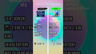 Surface Laptop vs MacBook Air M3 #surfacelaptop #macbookairm3