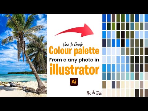 How To Create Color Palette/swatches From A Photo | Adobe Illustrator | Save To Swatches (2024)