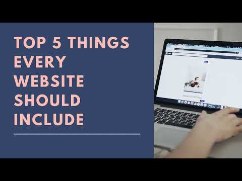 Top 5 Thing every website should include | Every website needs