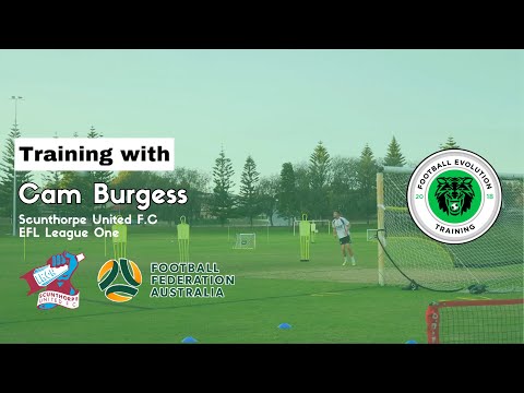 TRAINING WITH A PRO | Cameron Burgess |  INTERNATIONAL & ENGLISH LEAGUE FOOTBALLER