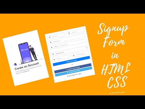 How to create registration form in html, css and Bootstrap 4 | Code Breakers