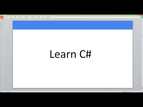 Learn C# language (Malayalam) Part 1 - Overview, Environment