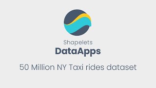 Experience the power and speed of Shapelets DataApps.