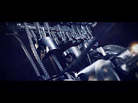 Mercedes AMG 5.5 L V8 BiTurbo - 3D Blender Animation