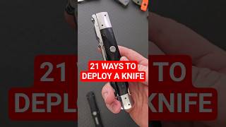 21 Ways To Deploy A Knife