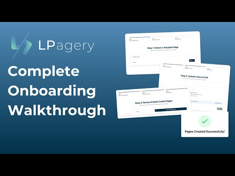 Getting Started with LPagery 2.0 - Complete Onboarding Guide