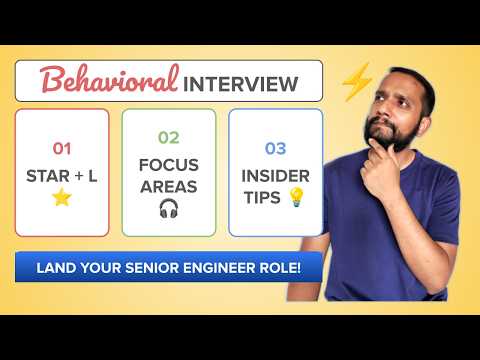 The Art of Cracking Behavioral Interviews | Inside tips from a BigTech Senior Engineer