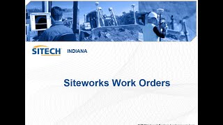 Siteworks Work Orders