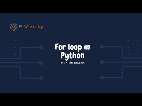 for loop in python -#7 python tutorials | for loop in python | python tutorial for beginners