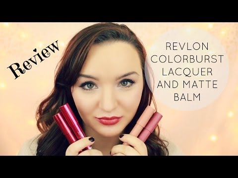 Review + Demo ♥ Revlon Colorburst Lacquer and Matte Balm